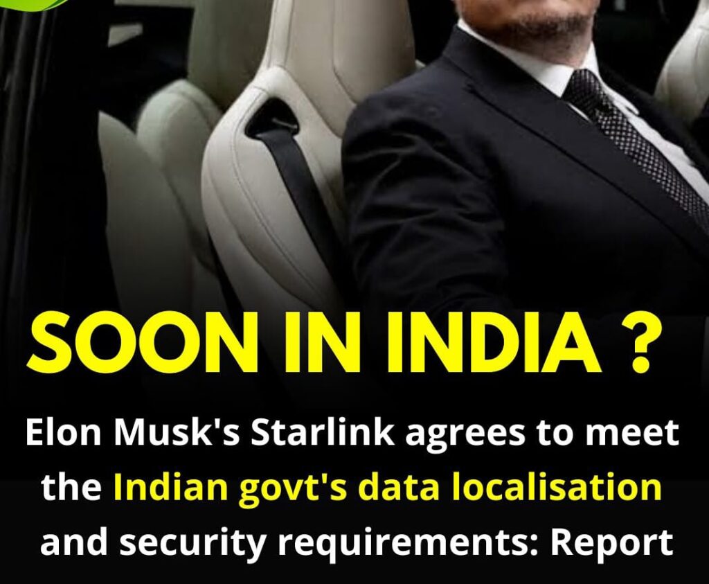 Elon Musk's Starlink to Soon Enter Indian Market