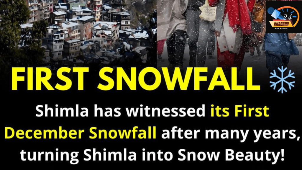 Shimla Witnesses First December Snowfall